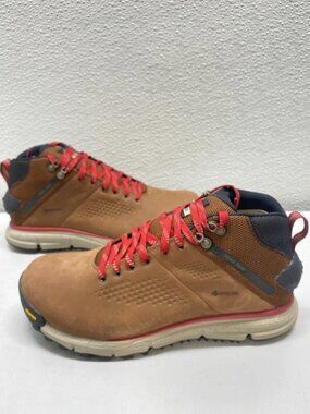 Danner Mens Trail 2650 Mid GTX Hiking Shoes Size 9.5 EE Brown, Red